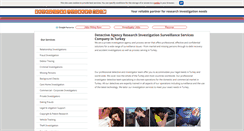 Desktop Screenshot of detective-turkey.com
